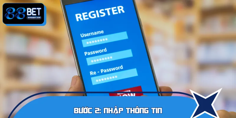 Hội viên cần điều form đăng ký 88BET để hoàn tất