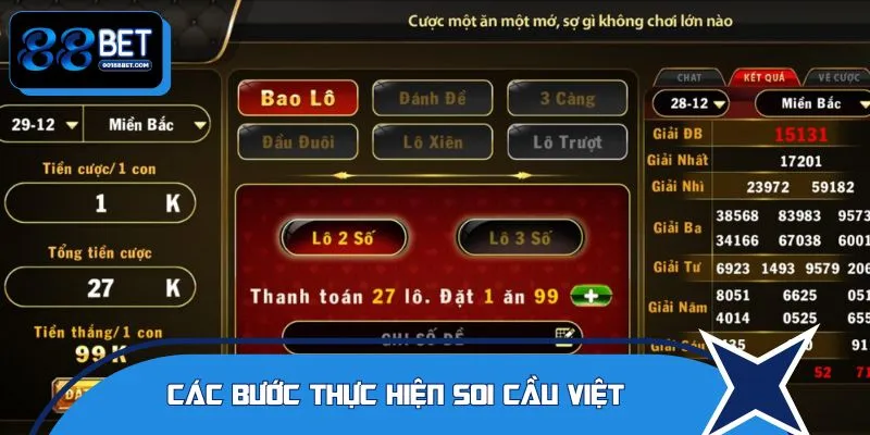 Hướng dẫn chi tiết từng bước soi cầu